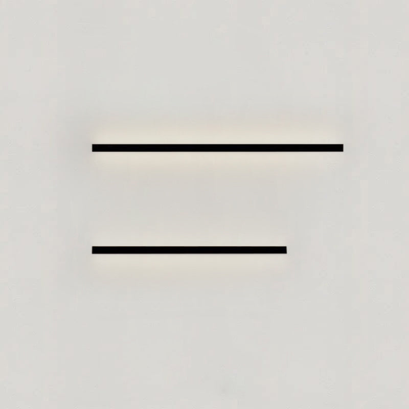 Linjär vägglampa med stång
