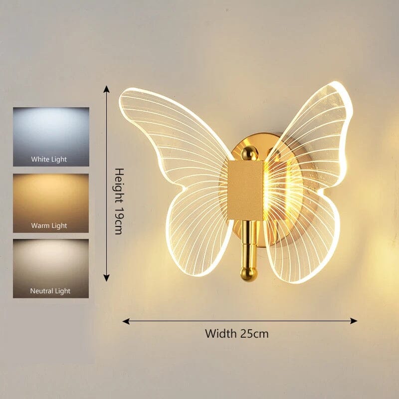 MiraBloom Butterfly Wall Light | Orntli