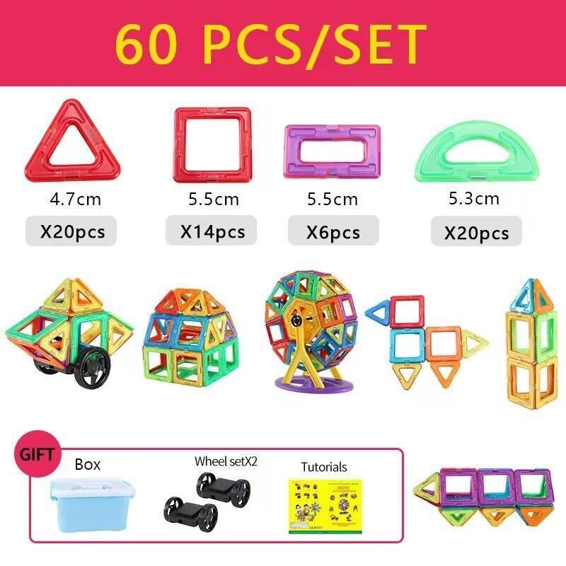 Magnetiska byggklossar™ - släpp loss din kreativitet - Magnetiska byggklossar