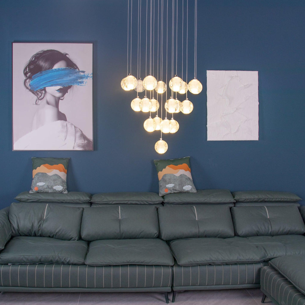 Crystal Bubble Ball Pendant Lamp