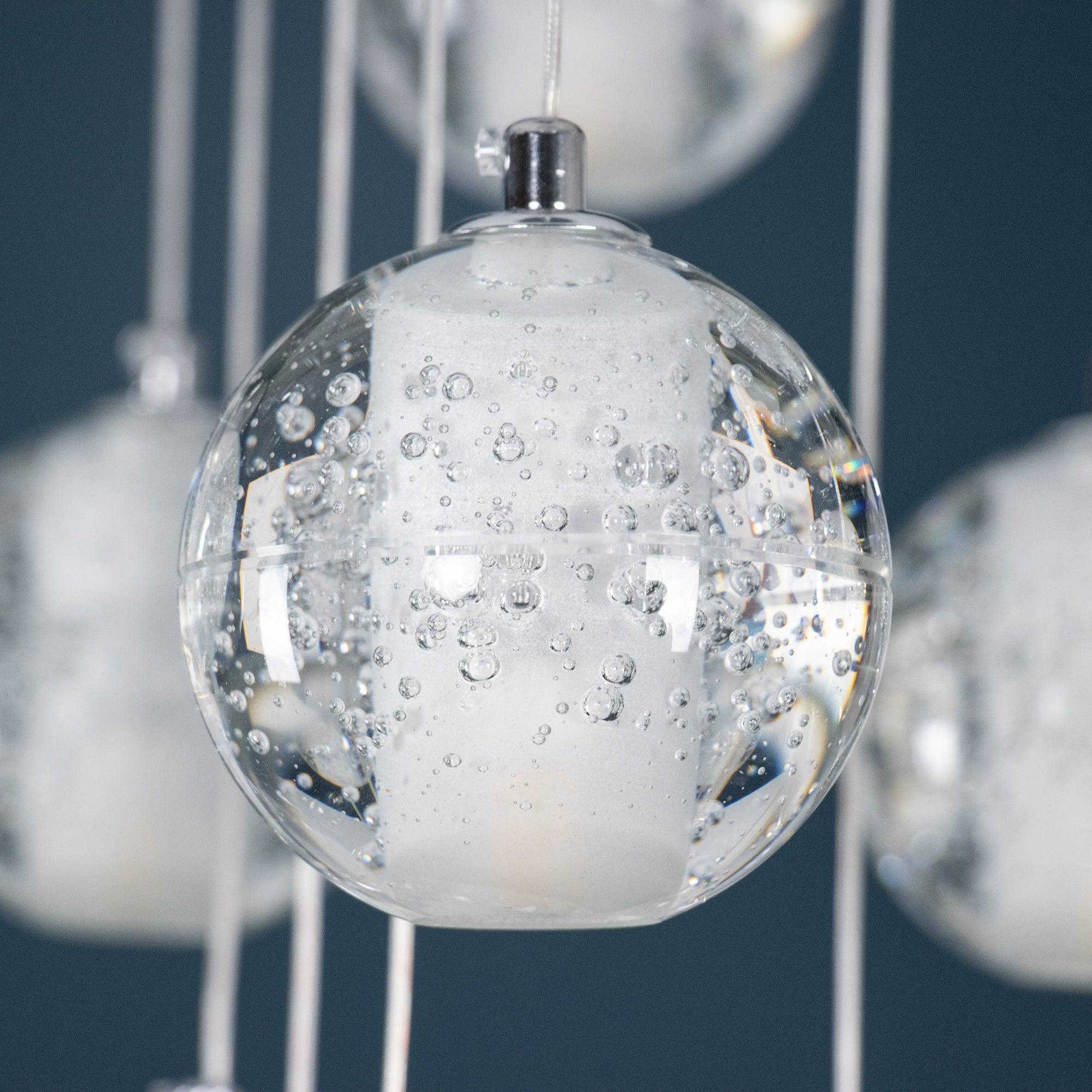 Crystal Bubble Ball Pendant Lamp