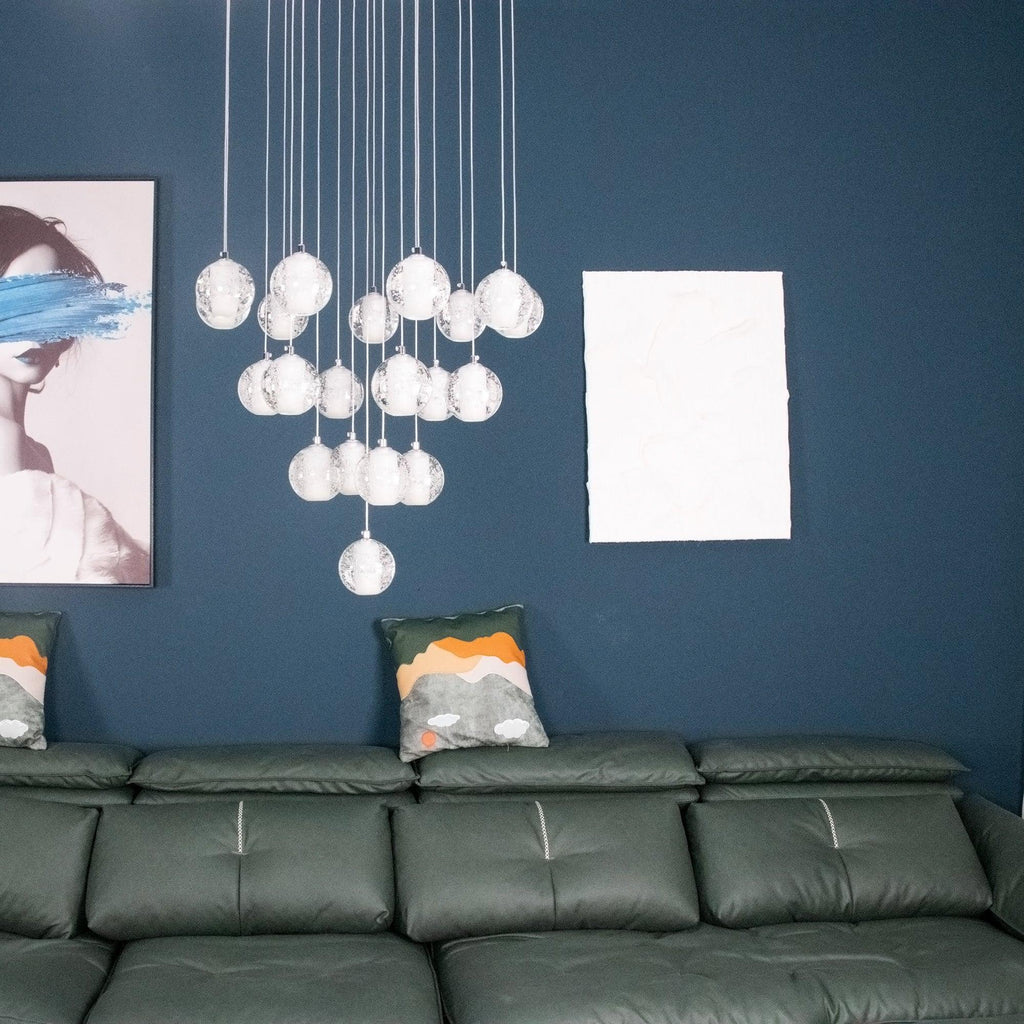 Crystal Bubble Ball Pendant Lamp