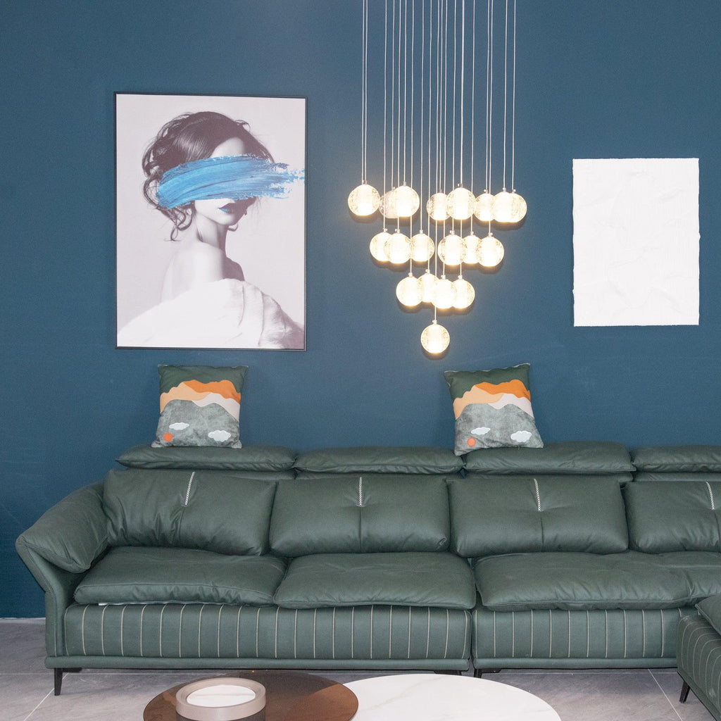 Crystal Bubble Ball Pendant Lamp
