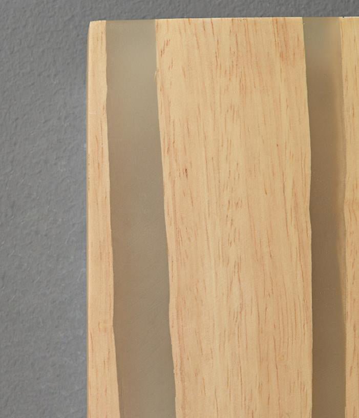 Kiyoma Solid Wood Modern Japanese Slim LED Wall Lamp