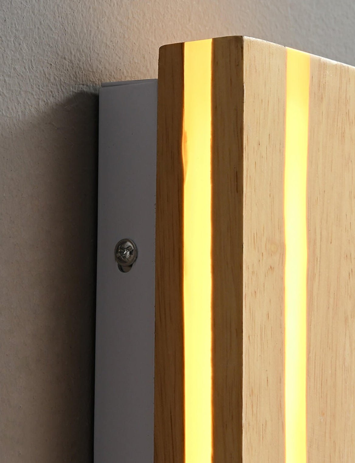 Kiyoma Solid Wood Modern Japanese Slim LED Wall Lamp