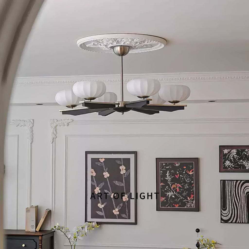 Uzoror Vintage Wood Chandelier — Traditional Elegant Design