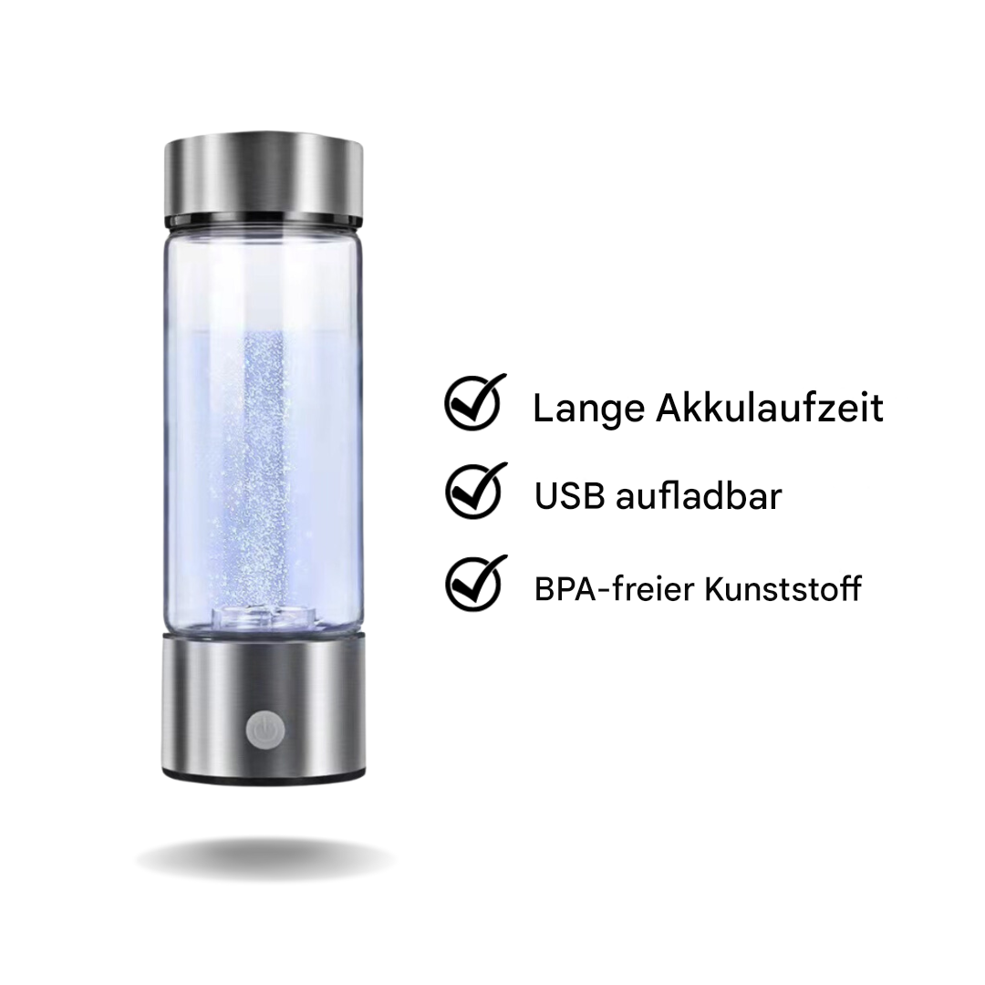 Botella de Agua con Hidrógeno Innovadora con Generador HydroPulse