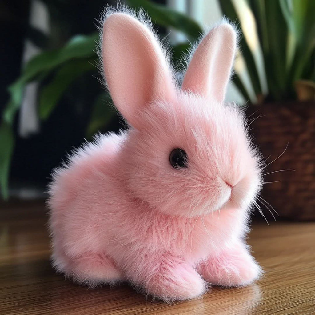 Gerçekçi Hareket ve Seslere Sahip Etkileşimli Peluş Tavşan