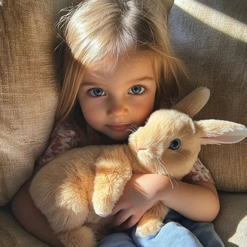 Gerçekçi Hareket ve Seslere Sahip Etkileşimli Peluş Tavşan