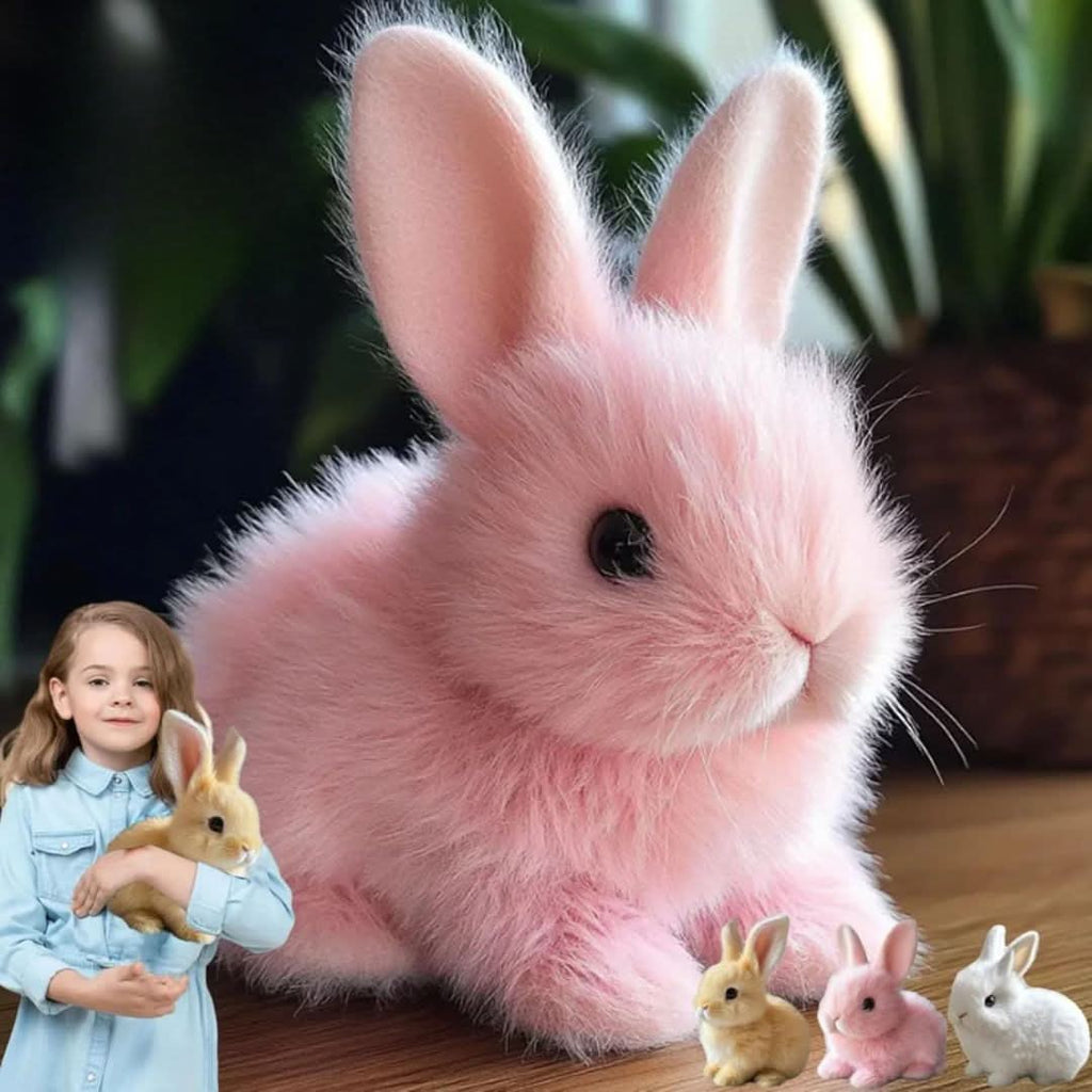 Gerçekçi Hareket ve Seslere Sahip Etkileşimli Peluş Tavşan