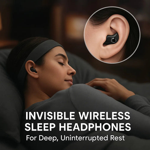 Nebula langattomat unikuulokkeet IPX5 vedenkestävät, Bluetooth 5.3 mukavaan uneen