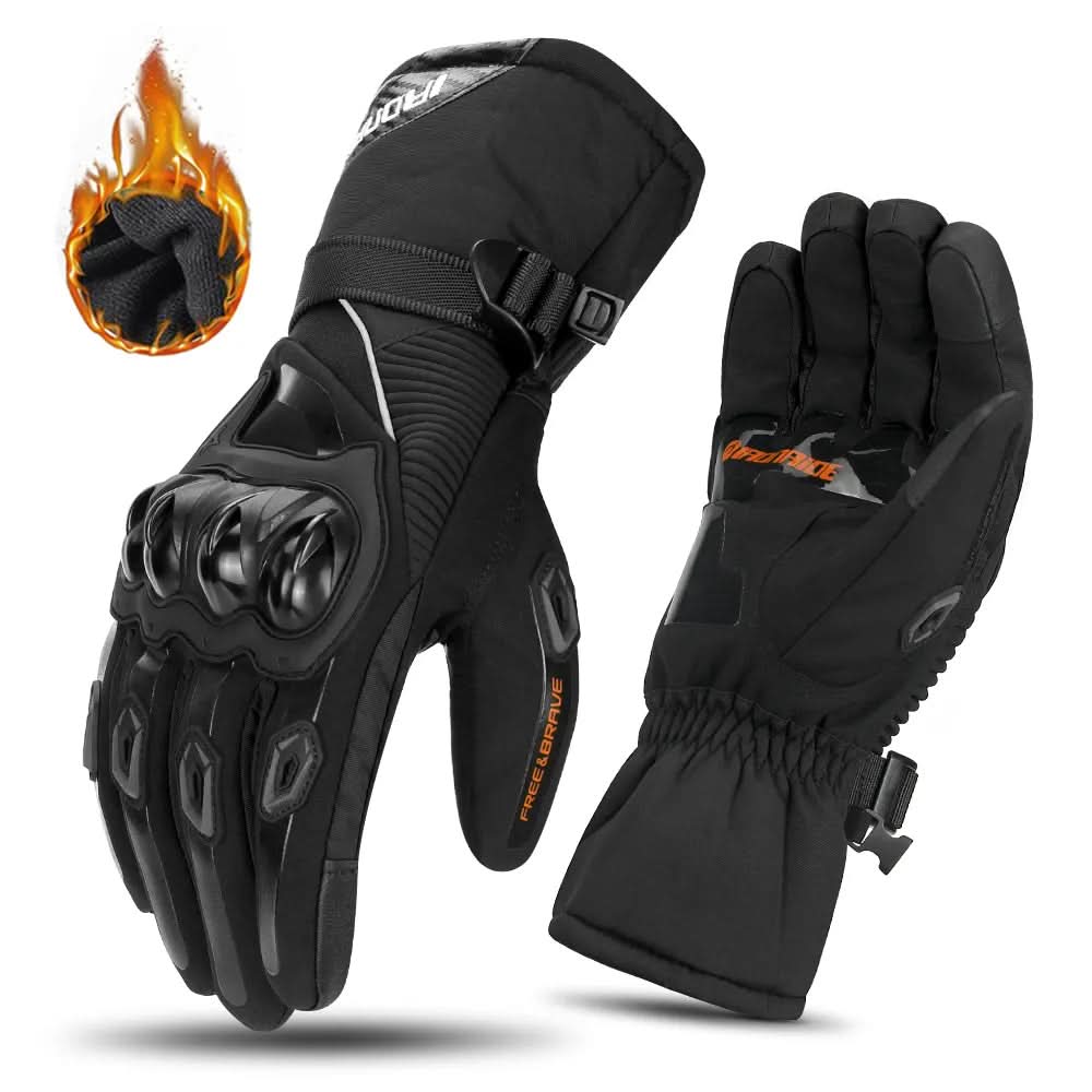 Guanti da moto Temp Guard impermeabili con isolamento a 3 strati e fibra di carbonio