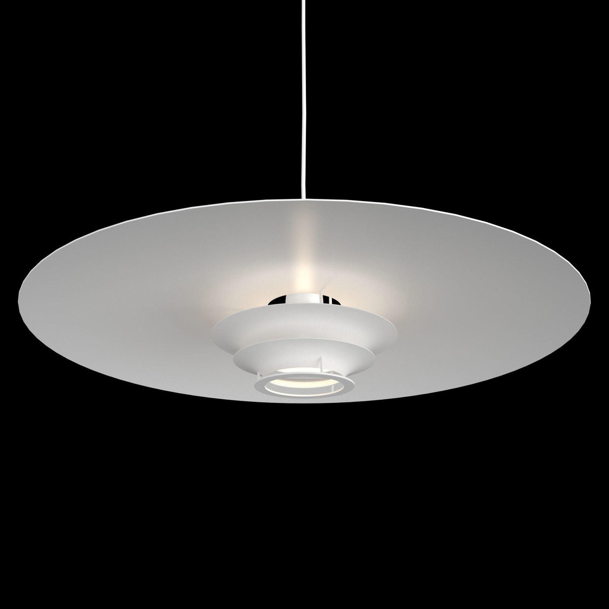 Zenith moderne Pendelleuchte aus Aluminium – E26/E27-Fassung