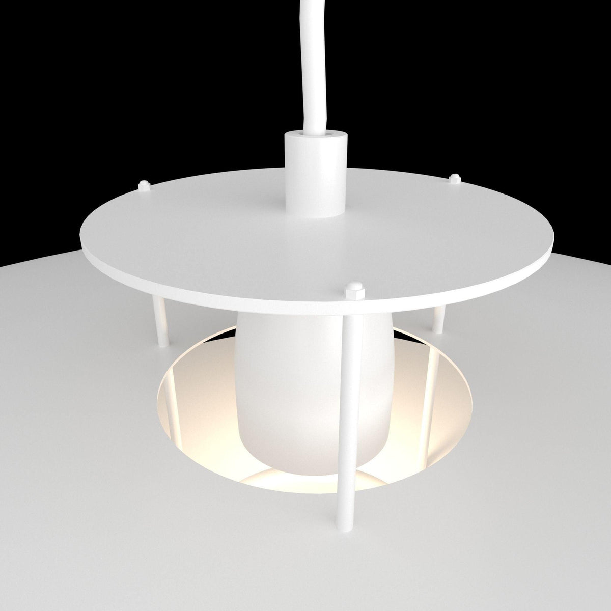 Zenith moderne Pendelleuchte aus Aluminium – E26/E27-Fassung