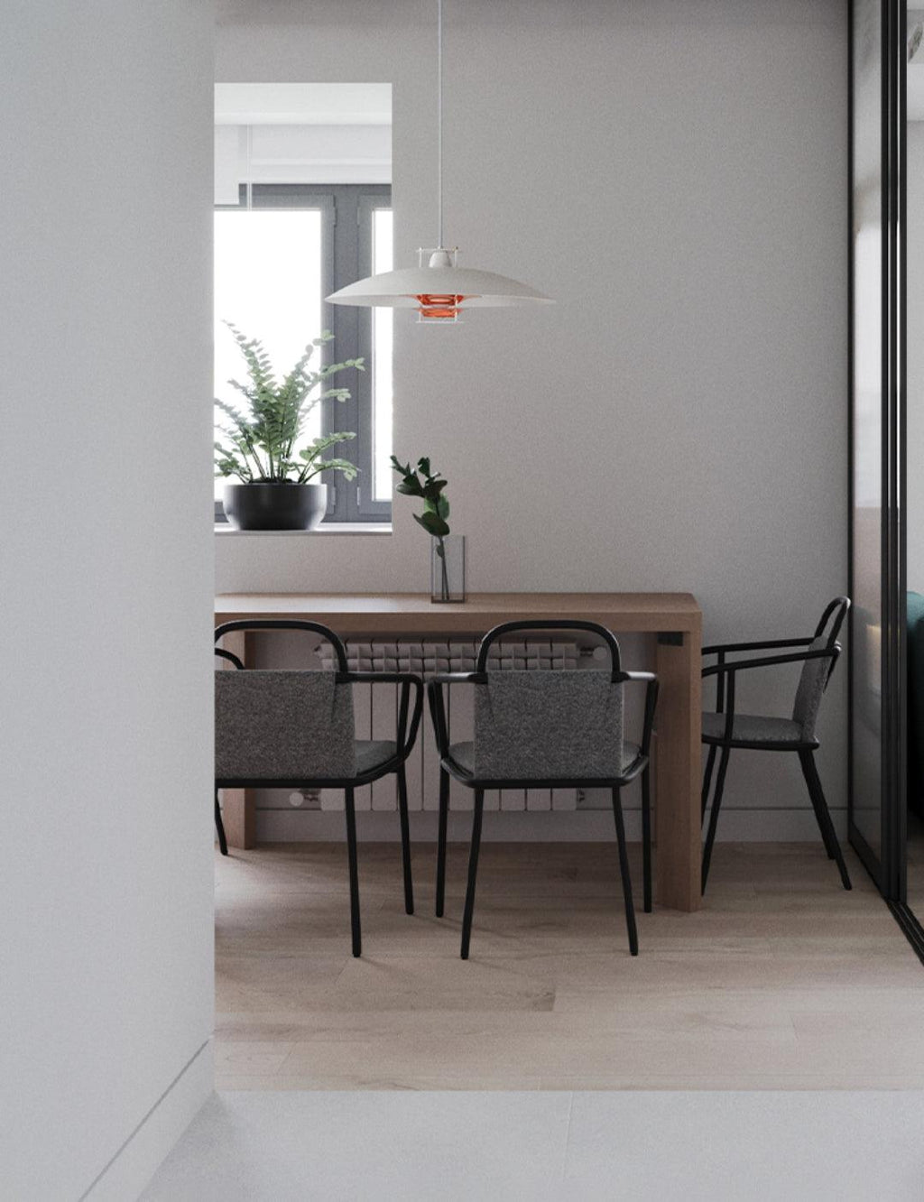 Zenith moderne Pendelleuchte aus Aluminium – E26/E27-Fassung