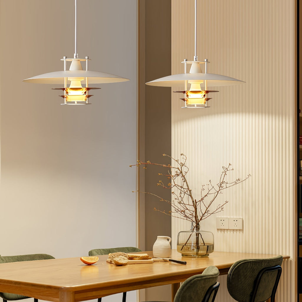 Zenith moderne Pendelleuchte aus Aluminium – E26/E27-Fassung