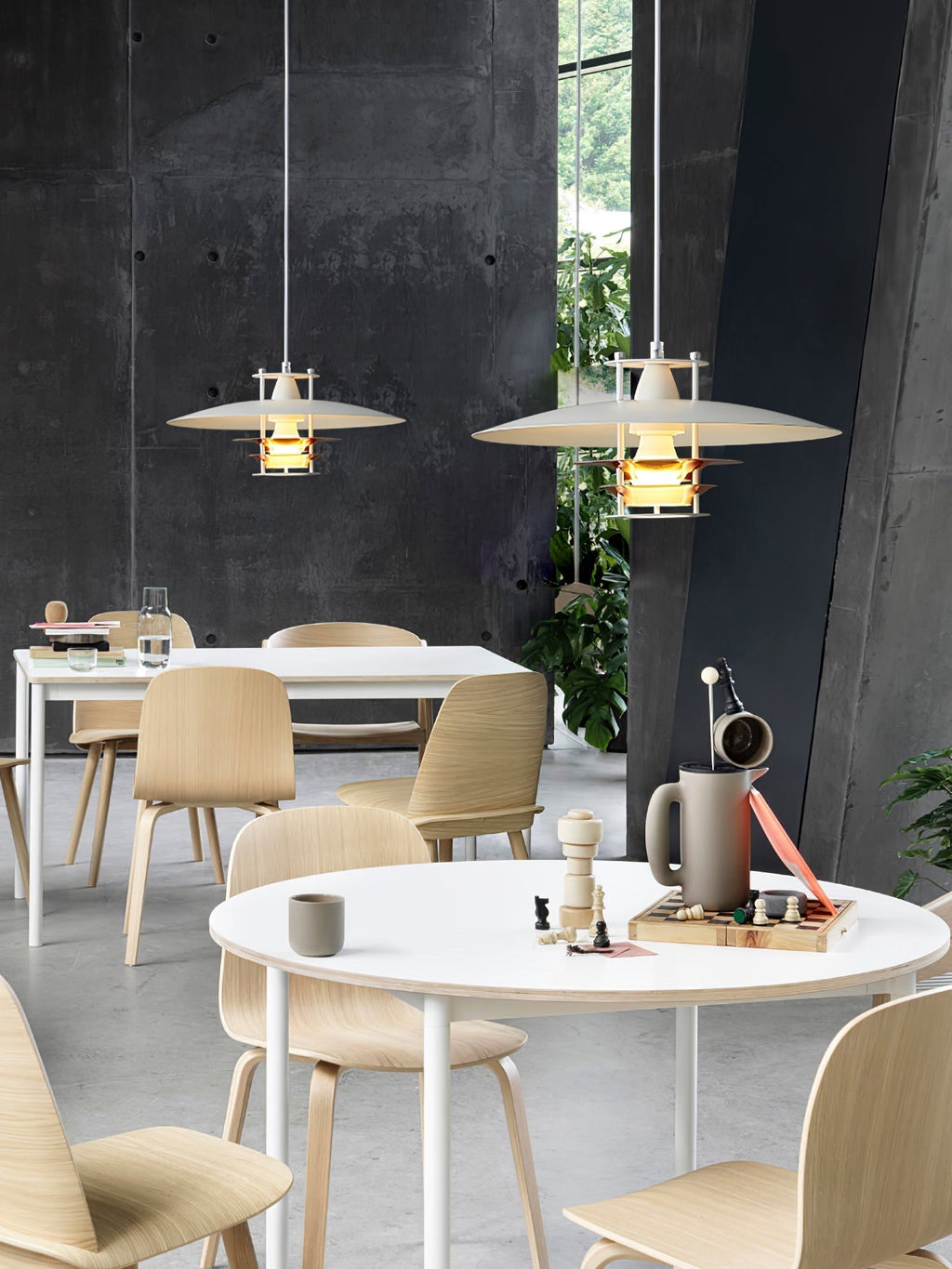 Zenith moderne Pendelleuchte aus Aluminium – E26/E27-Fassung