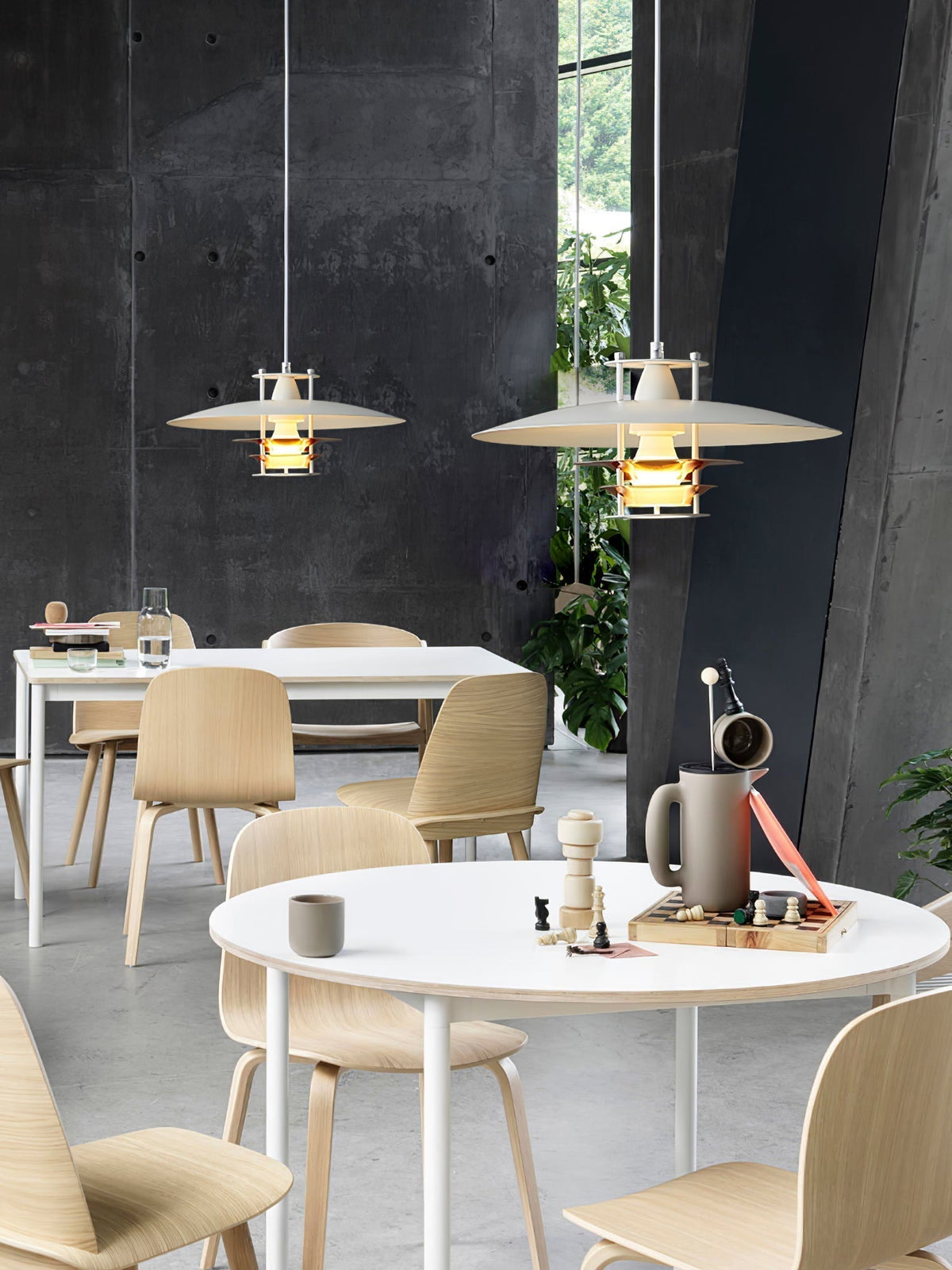 Zenith moderne Pendelleuchte aus Aluminium – E26/E27-Fassung