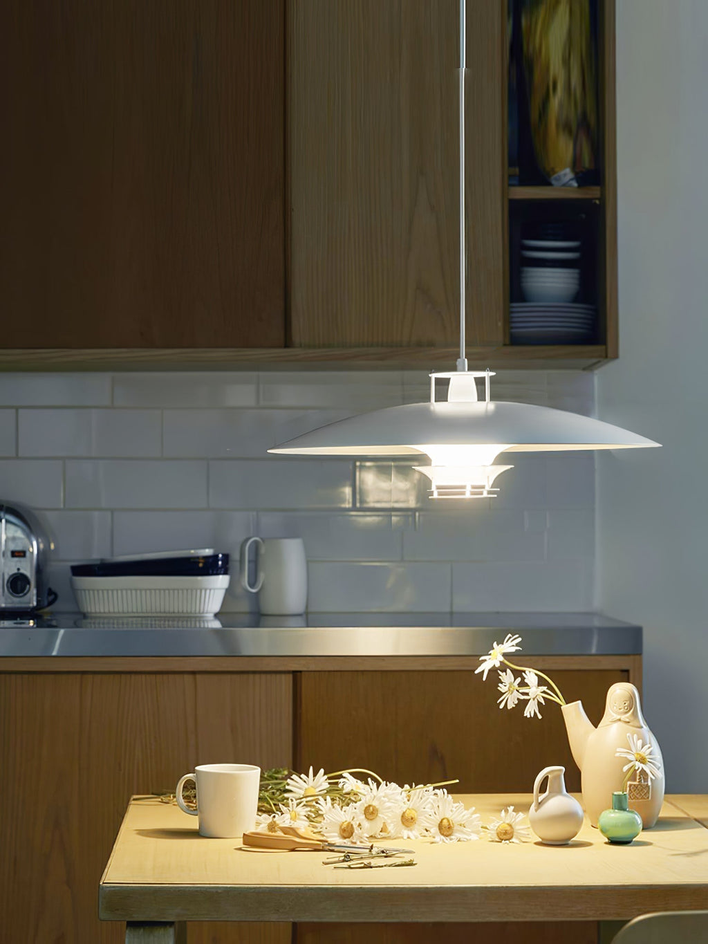 Zenith moderne Pendelleuchte aus Aluminium – E26/E27-Fassung
