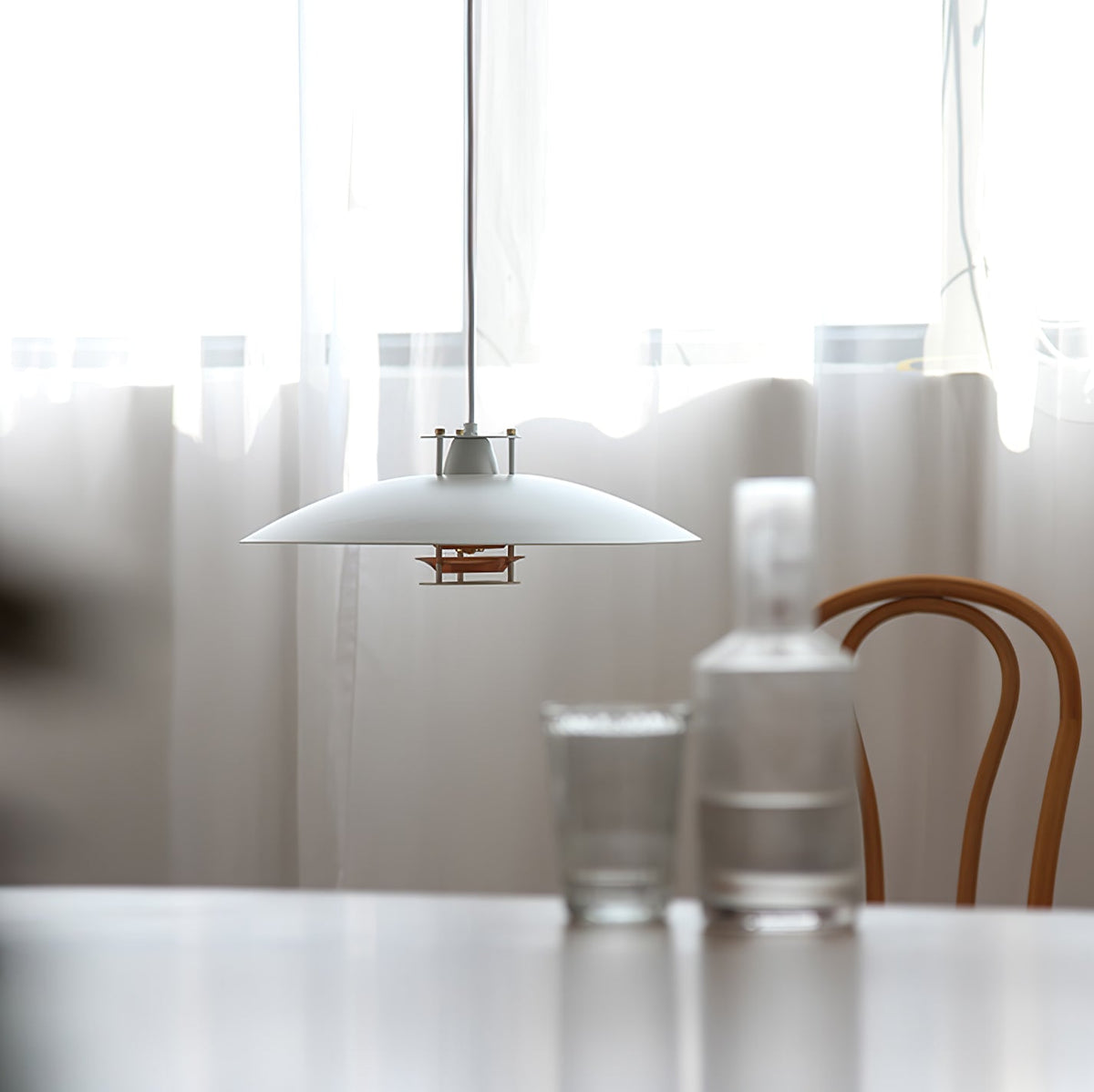 Zenith moderne Pendelleuchte aus Aluminium – E26/E27-Fassung