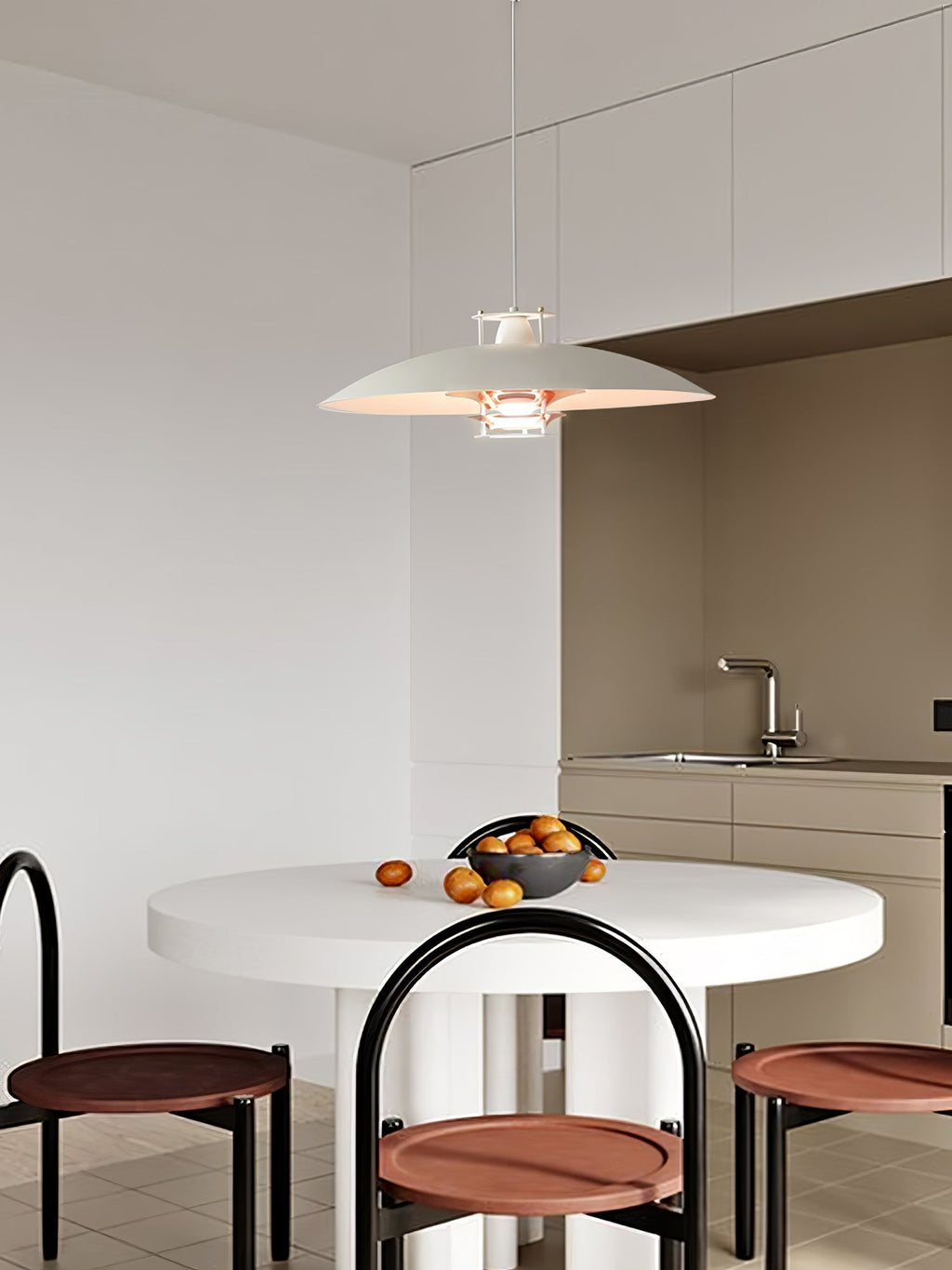 Zenith moderne Pendelleuchte aus Aluminium – E26/E27-Fassung