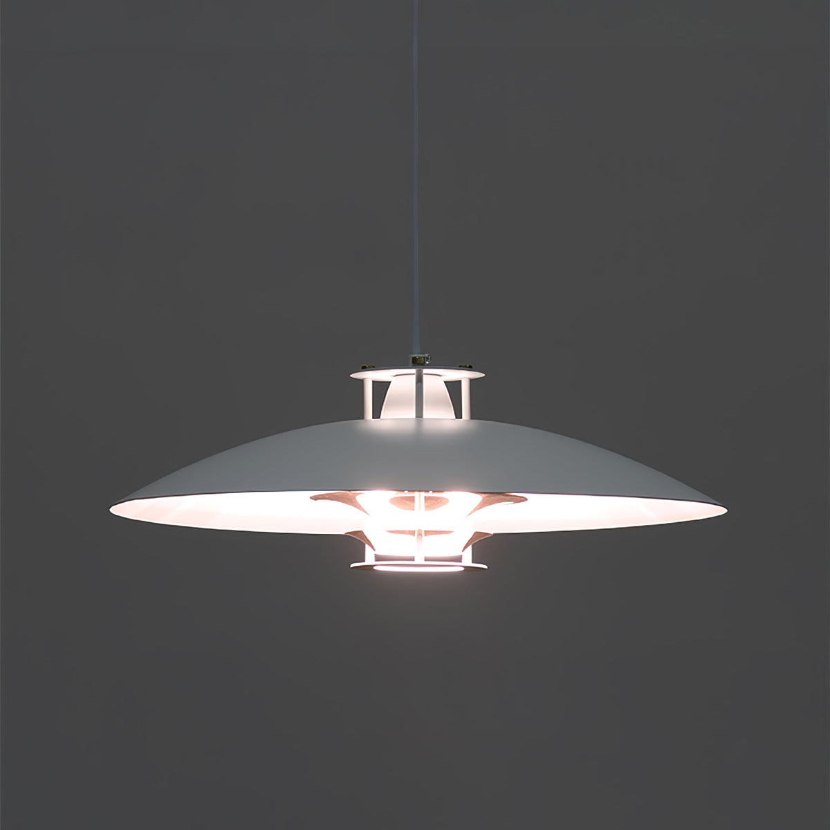 Zenith moderne Pendelleuchte aus Aluminium – E26/E27-Fassung