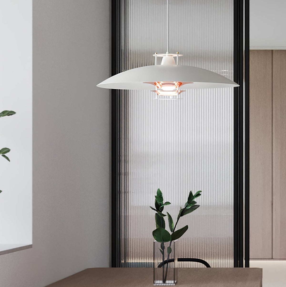 Zenith moderne Pendelleuchte aus Aluminium – E26/E27-Fassung