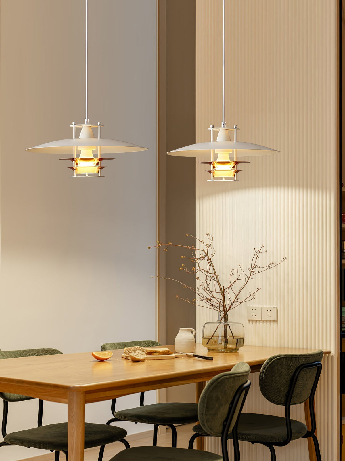Zenith moderne Pendelleuchte aus Aluminium – E26/E27-Fassung