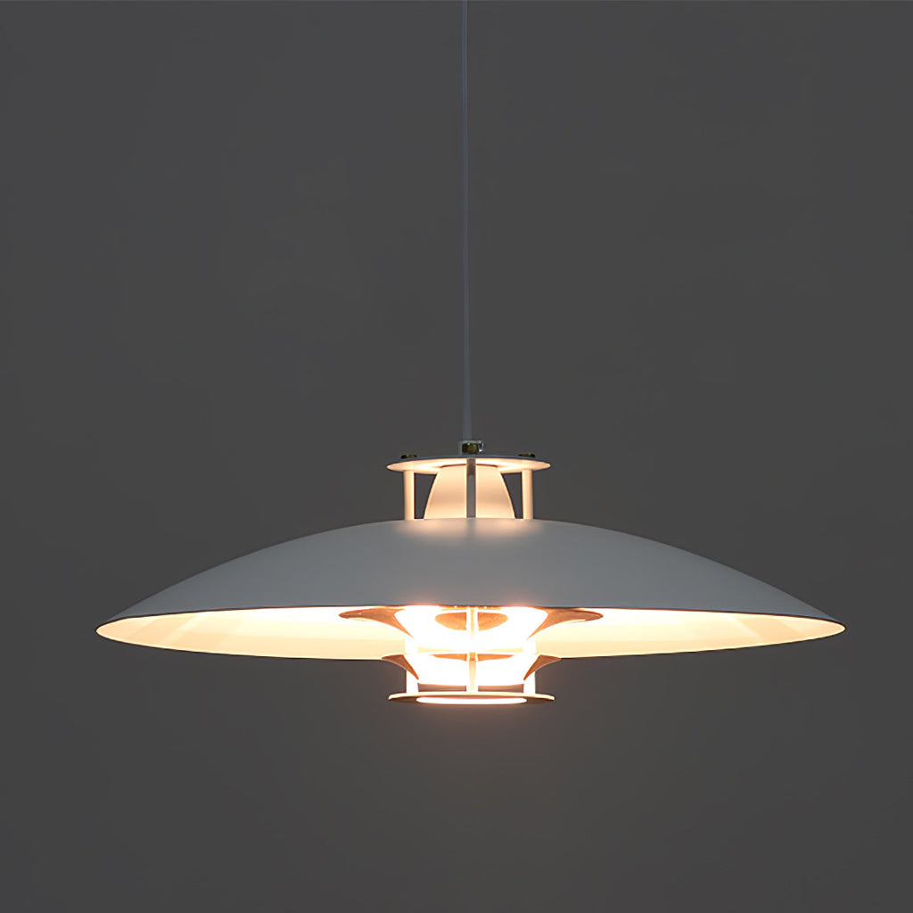 Zenith moderne Pendelleuchte aus Aluminium – E26/E27-Fassung