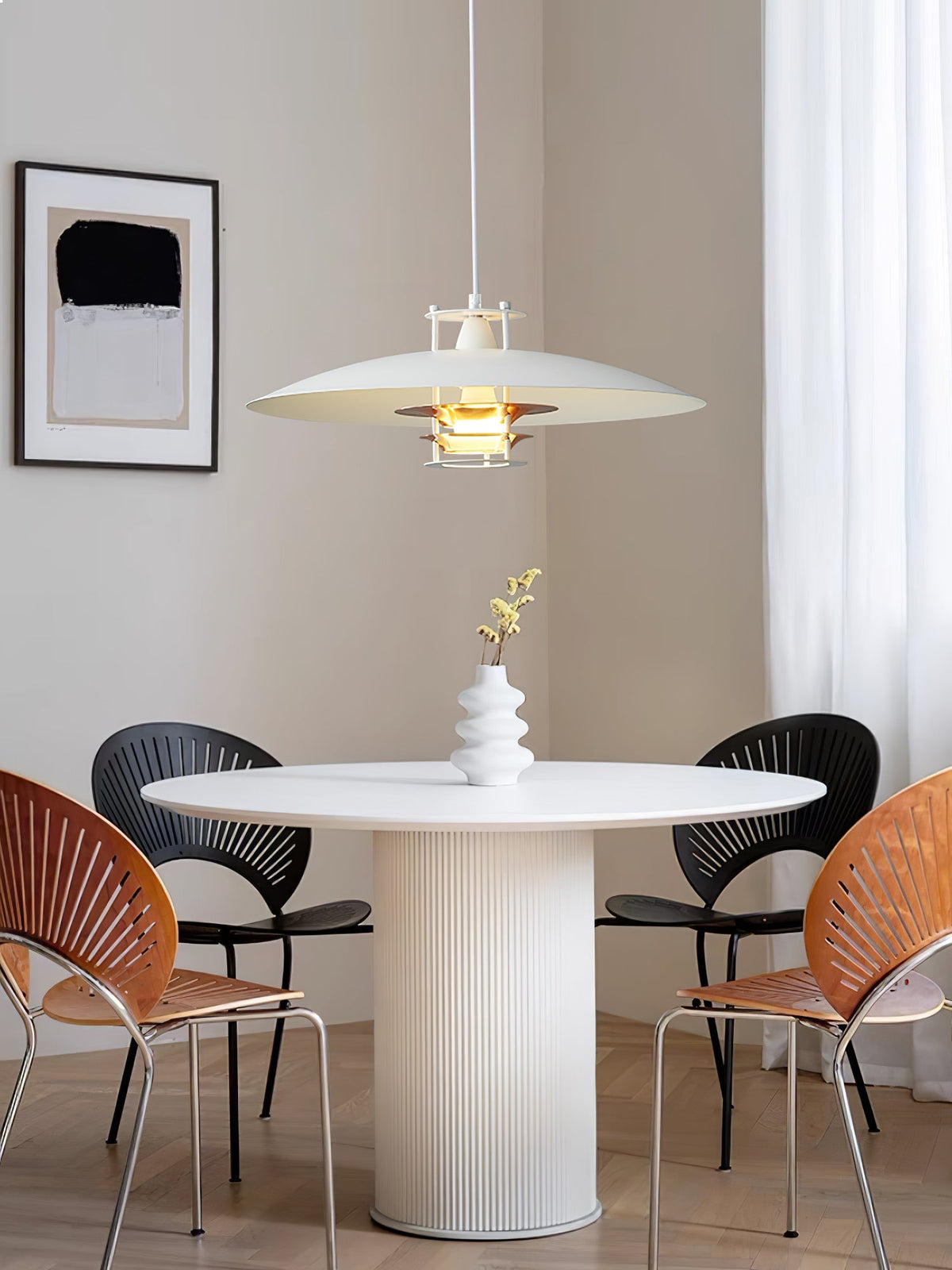 Zenith moderne Pendelleuchte aus Aluminium – E26/E27-Fassung