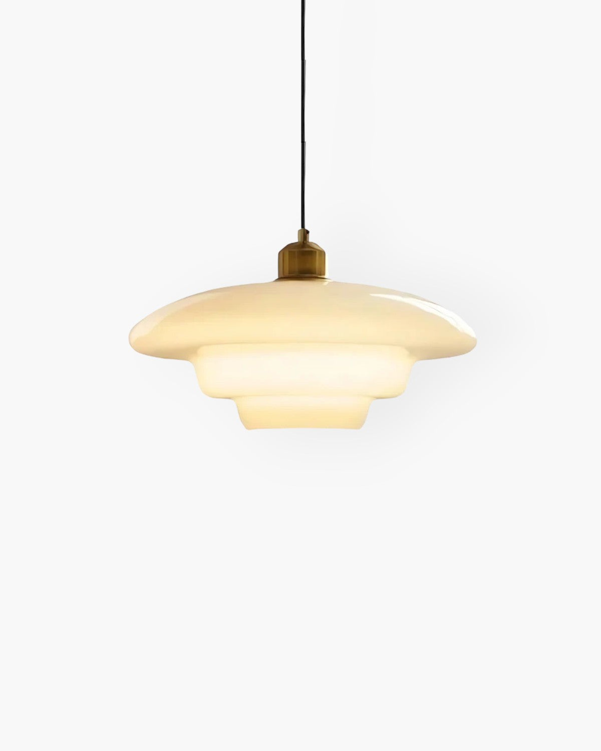 Luselle | Objesna svjetiljka u obliku oblaka od retro opalnog stakla | Orntli