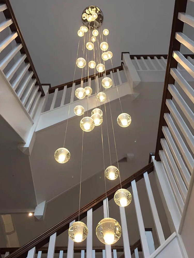 Crystal Bubble Ball Pendant Lamp
