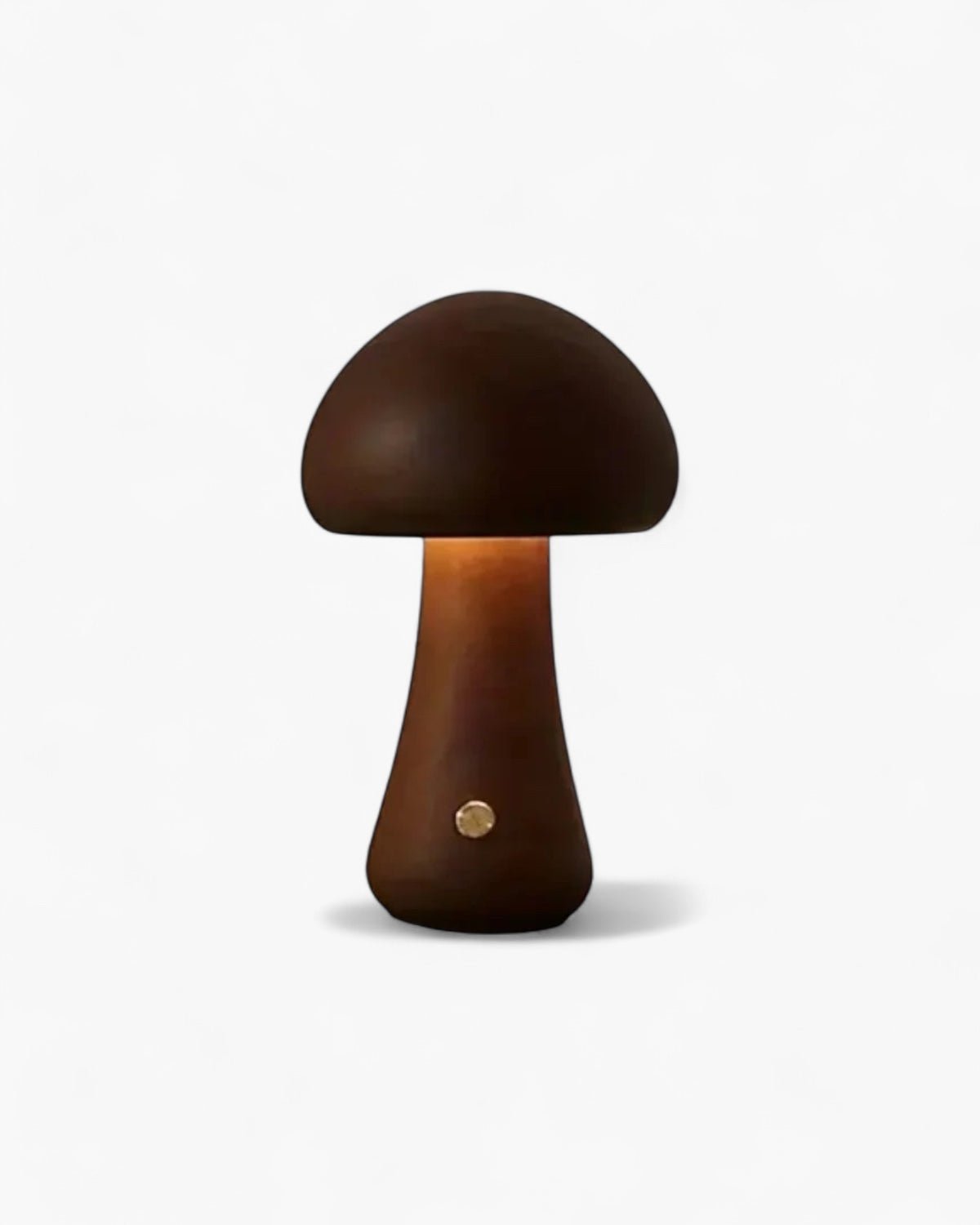 LioraFungi Table Lamp In Sustainable Wood With Warm Glow