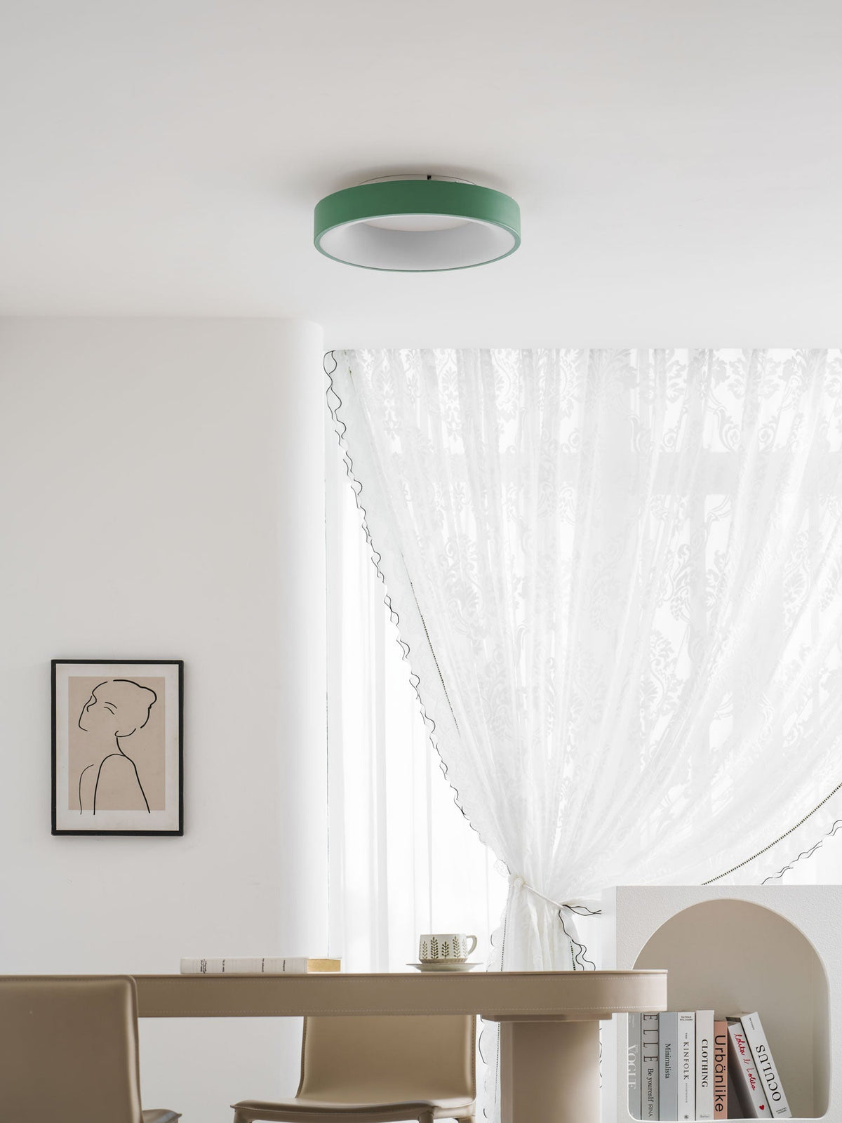 Plafonnier contemporain Keno