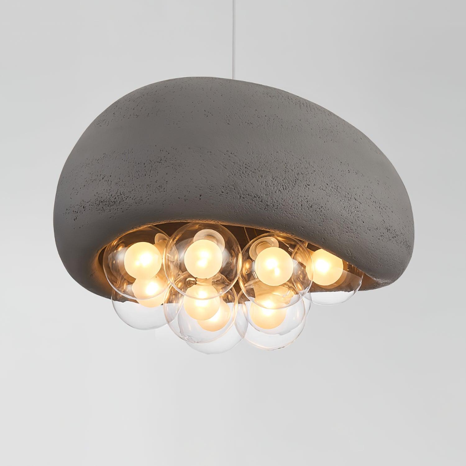 Vesara Bubbles Pendant Light Glass And Metal Modern Lamp