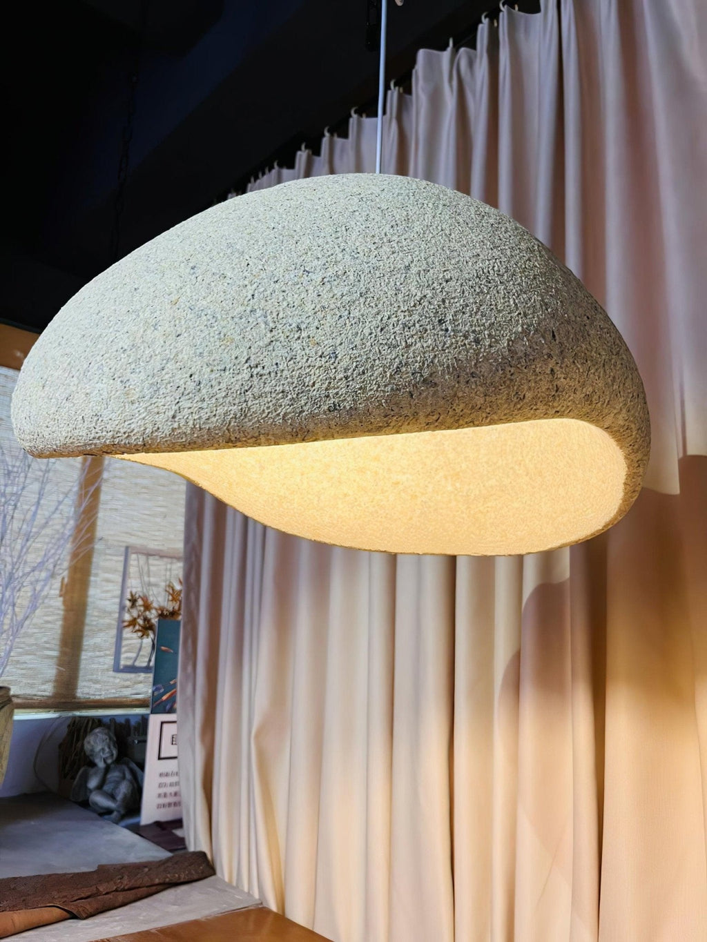 Tsukiyo Wabi-Sabi Cloud Pendant Light — Sculptural Ceiling Fixture