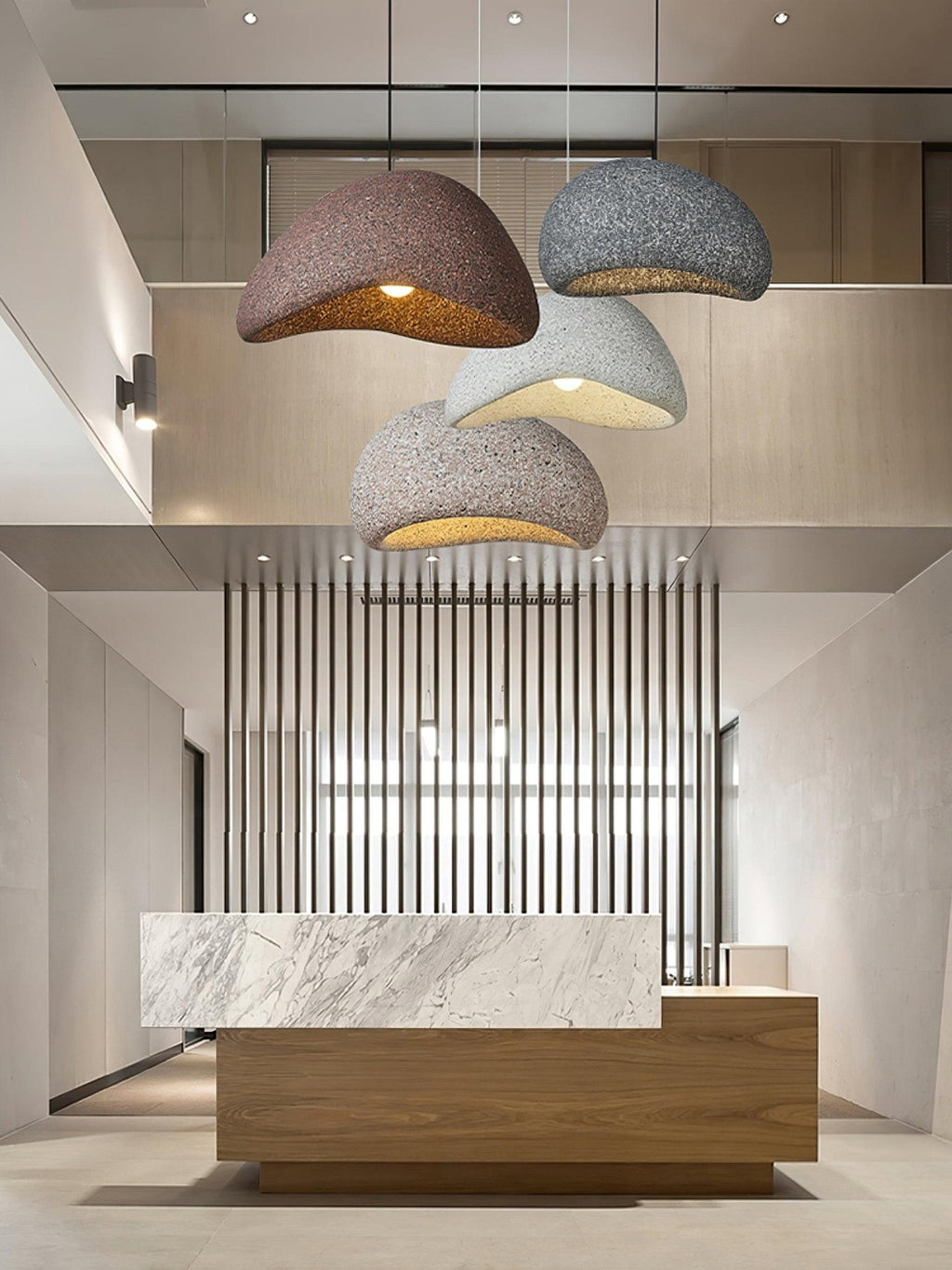 Tsukiyo Wabi-Sabi Cloud Pendant Light — Sculptural Ceiling Fixture