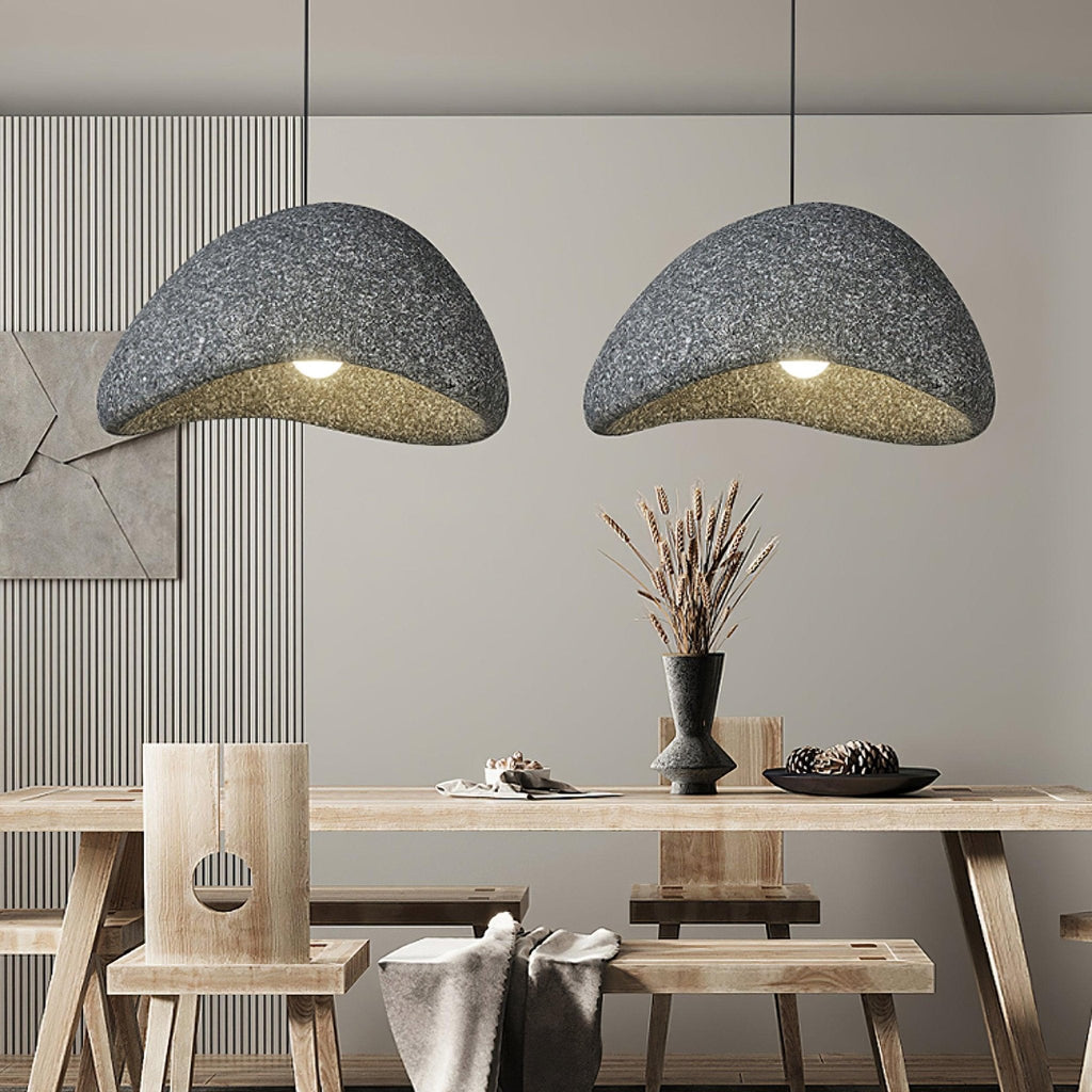 Tsukiyo Wabi-Sabi Cloud Pendant Light — Sculptural Ceiling Fixture