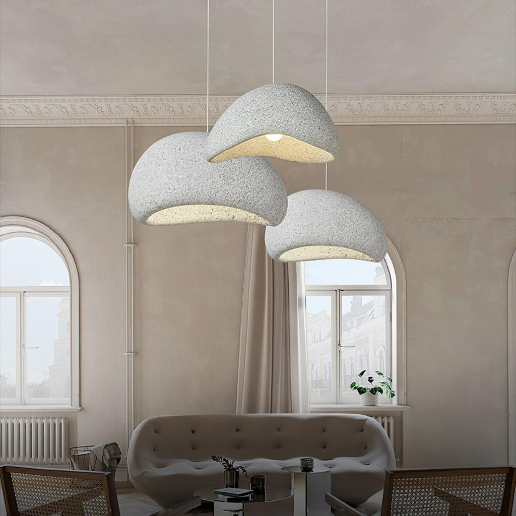 Tsukiyo Wabi-Sabi Cloud Pendant Light — Sculptural Ceiling Fixture