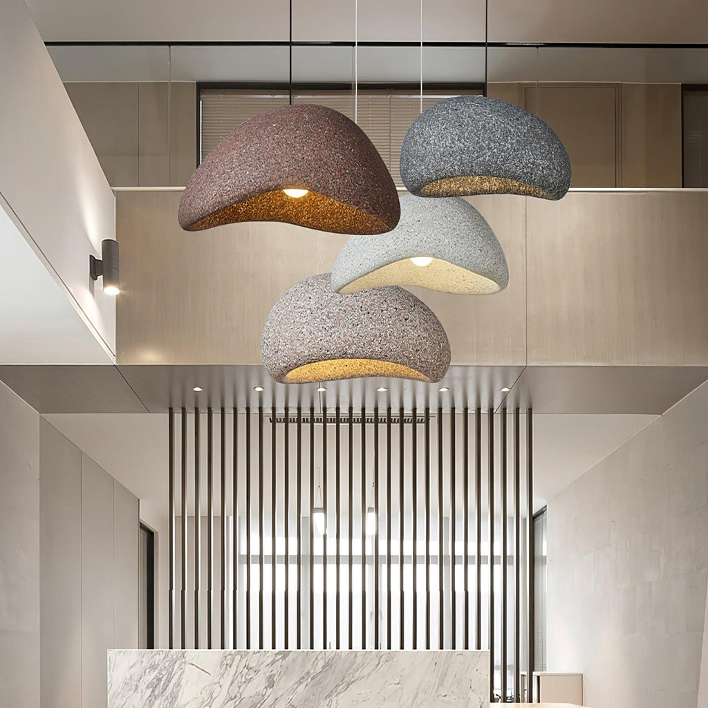 Tsukiyo Wabi-Sabi Cloud Pendant Light — Sculptural Ceiling Fixture