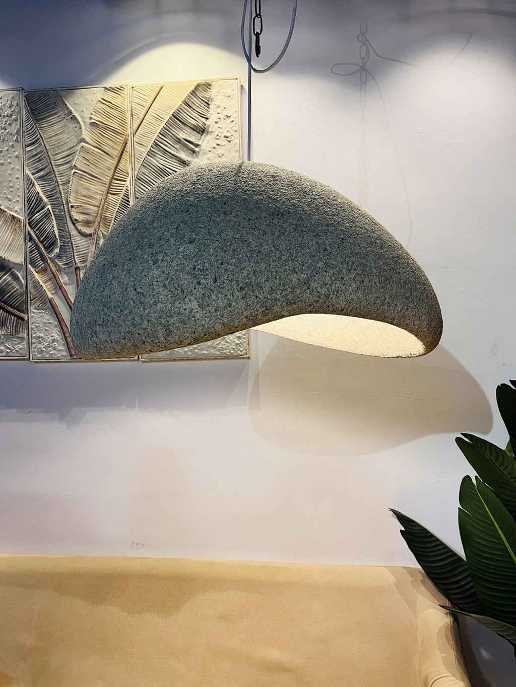 Tsukiyo Wabi-Sabi Cloud Pendant Light — Sculptural Ceiling Fixture