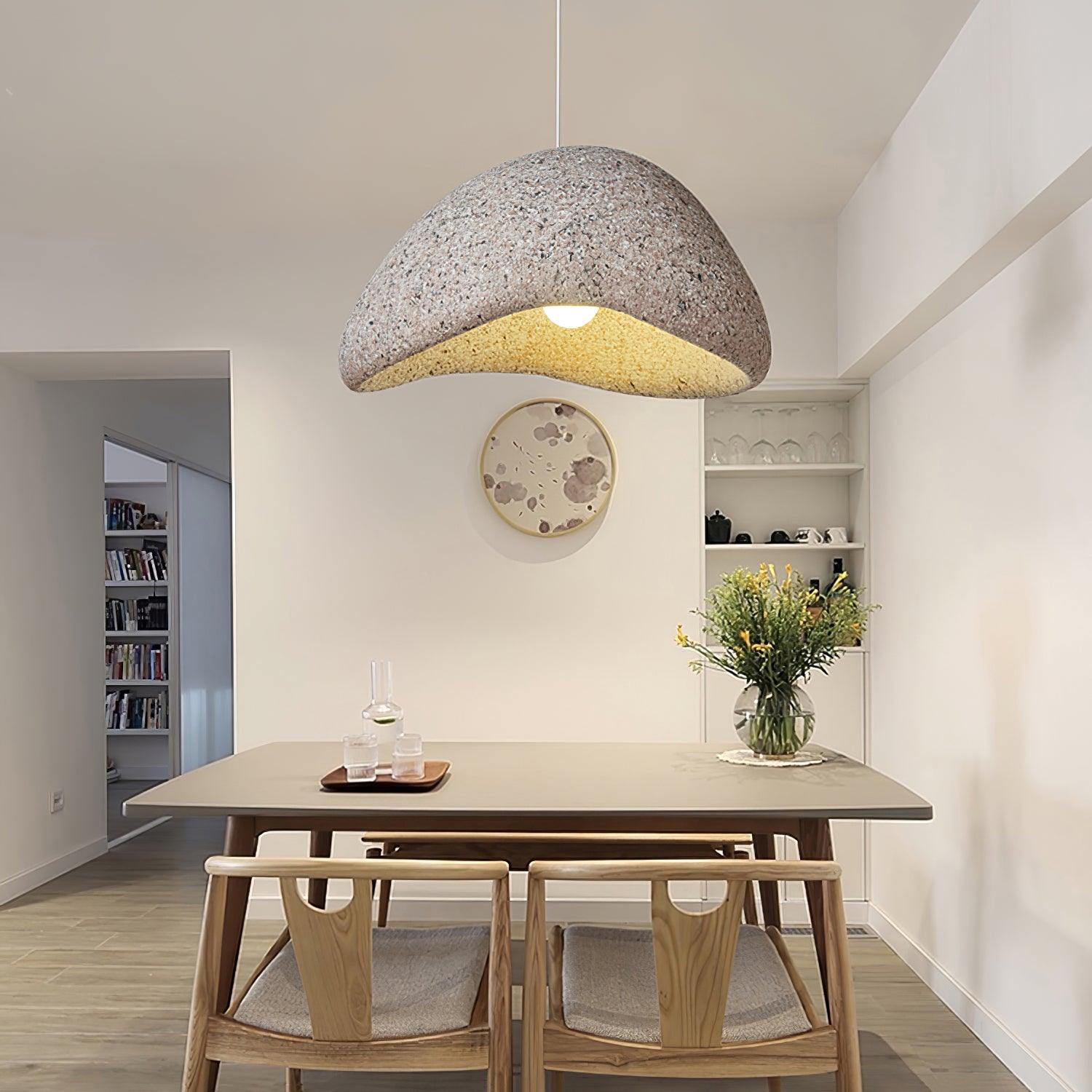 Tsukiyo Wabi-Sabi Cloud Pendant Light — Sculptural Ceiling Fixture