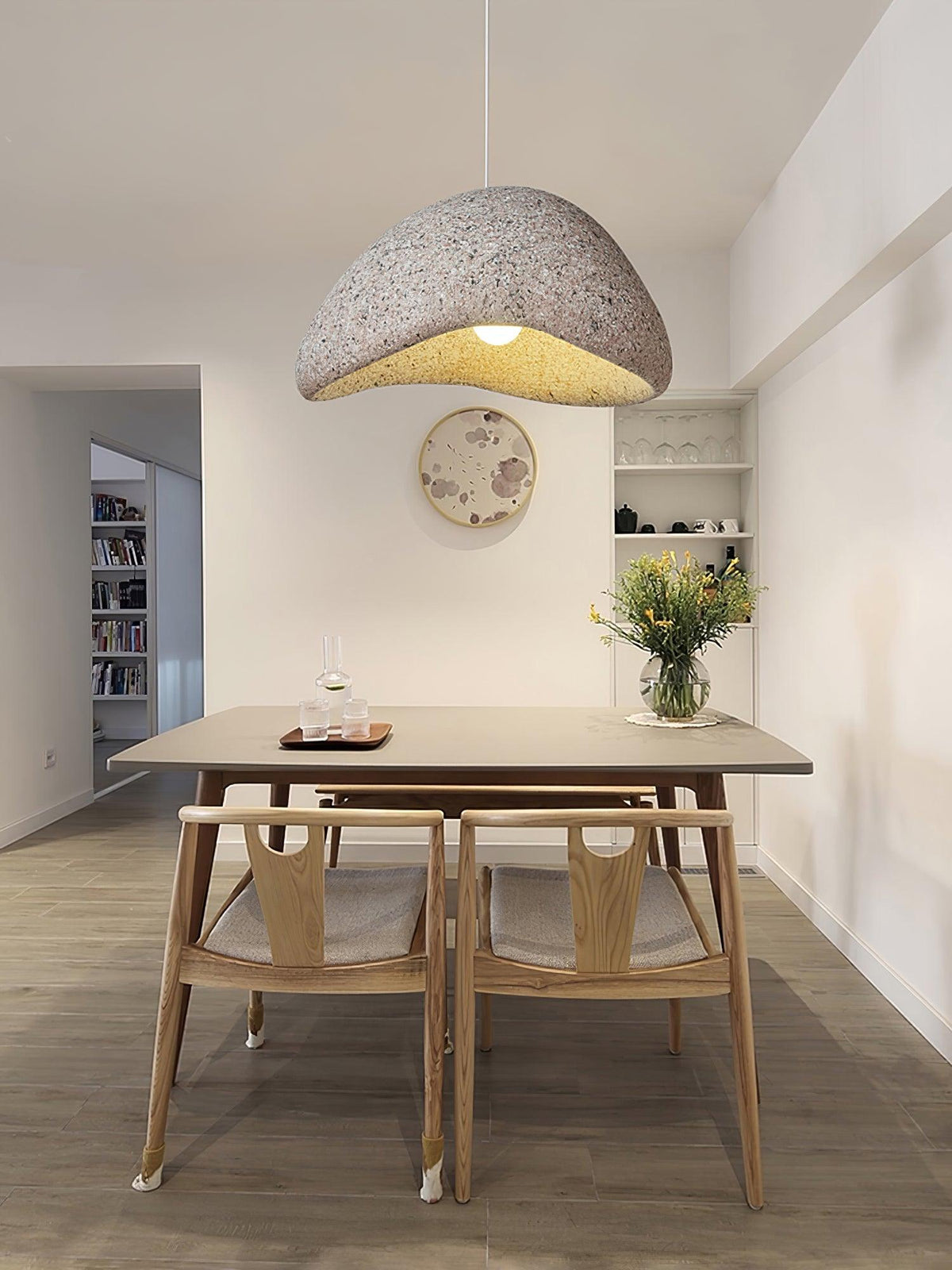 Tsukiyo Wabi-Sabi Cloud Pendant Light — Sculptural Ceiling Fixture