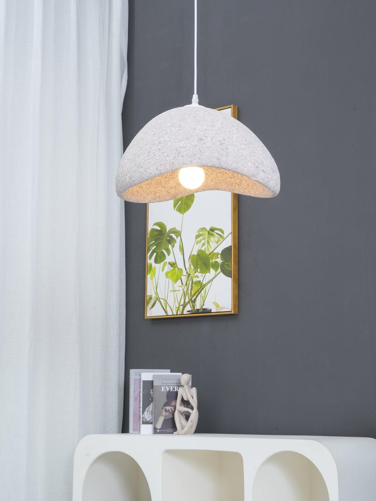 Tsukiyo Wabi-Sabi Cloud Pendant Light — Sculptural Ceiling Fixture
