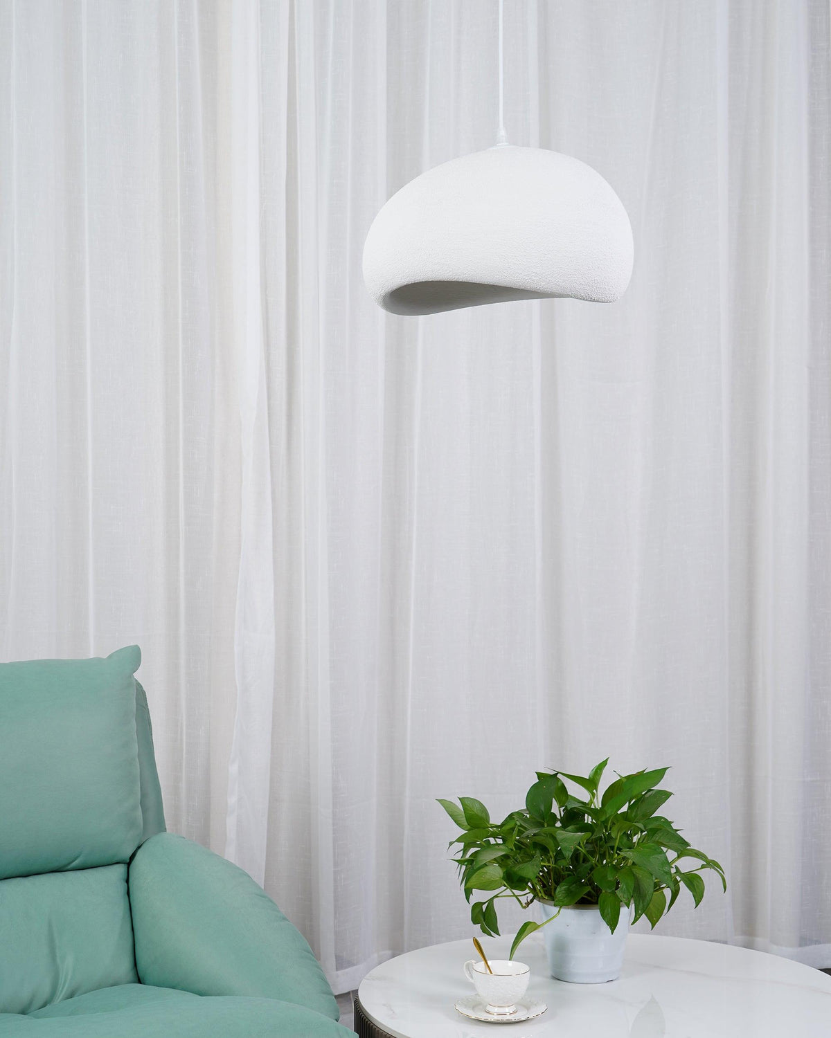 Lampada a sospensione da soffitto scultorea a forma di nuvola Nubia