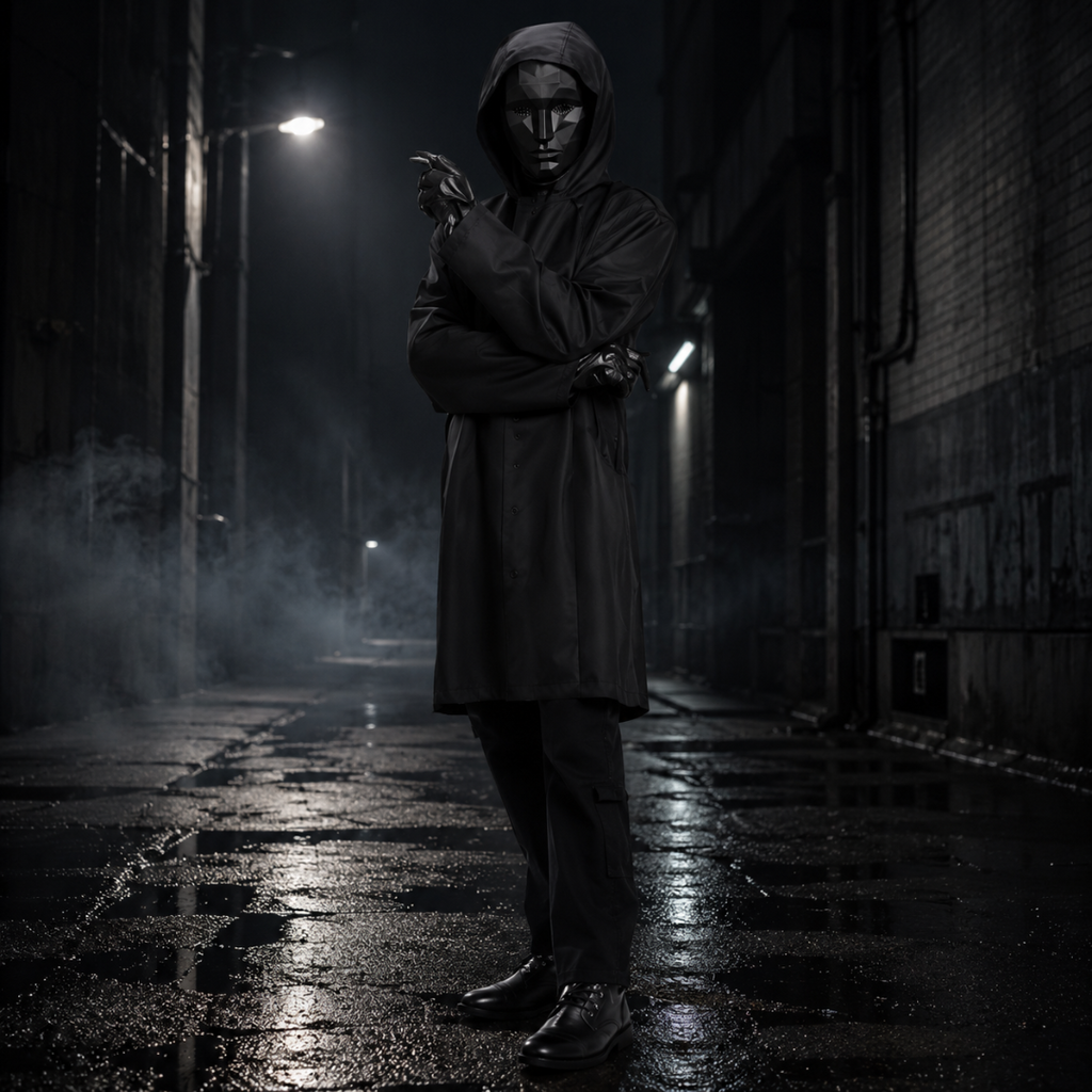 Kapüşonlu Koruma Kostüm Seti Cosplay Etkinlikleri İçin