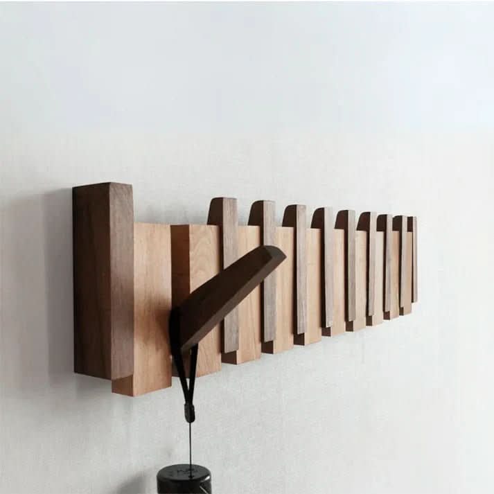 SereneNest Wandregal im Klavierdesign – stilvoller Flur-Organizer für Hausbesitzer