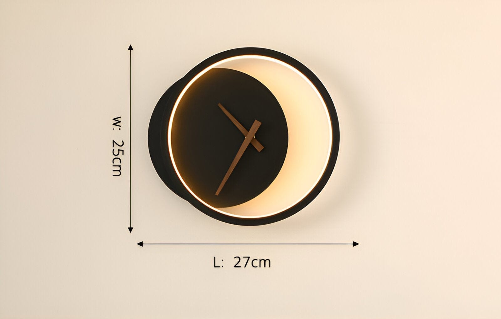Apliques de Pared con Reloj LED
