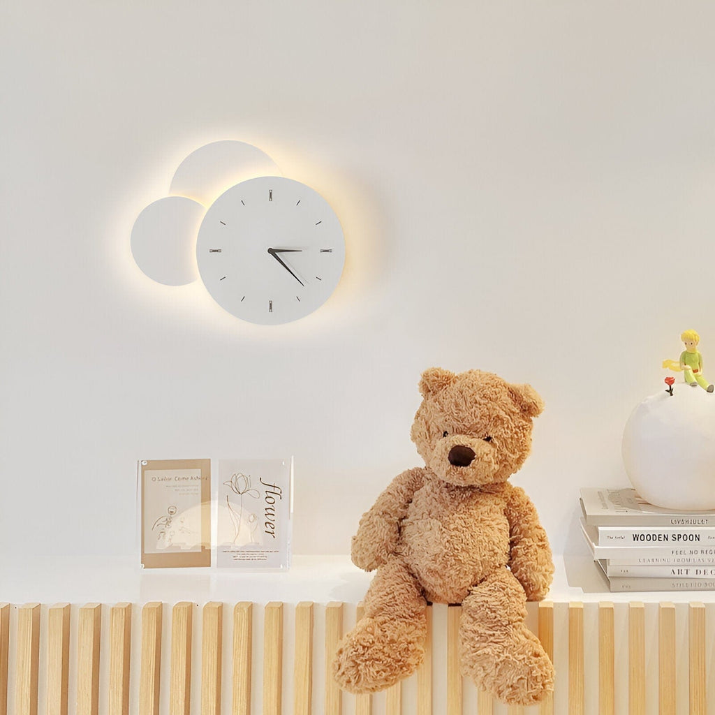 Apliques de Pared con Reloj LED