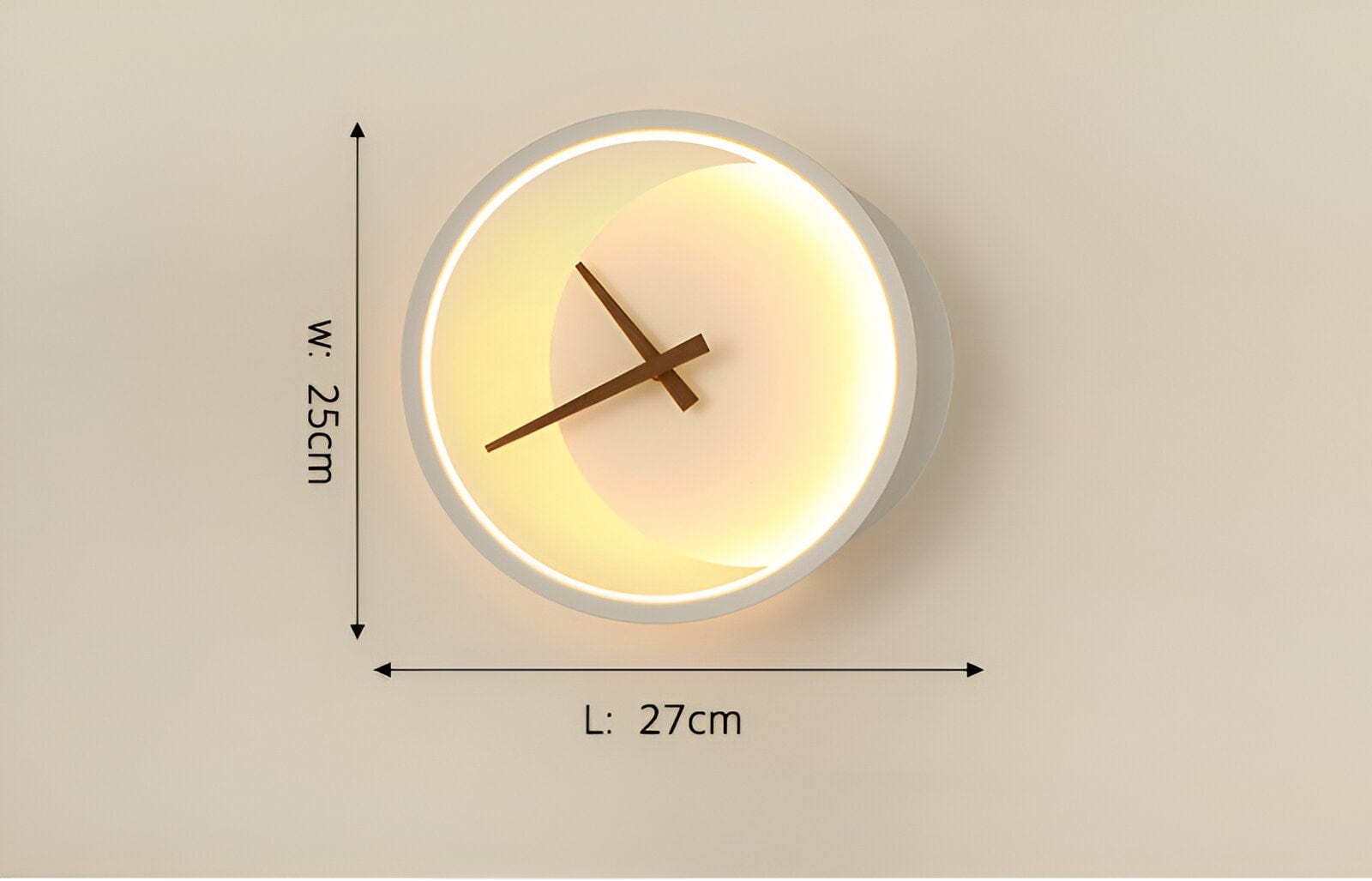 Apliques de Pared con Reloj LED
